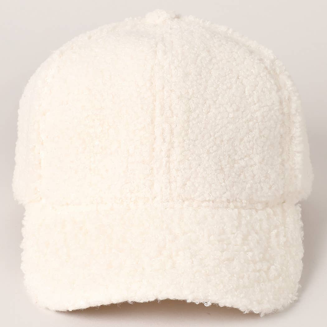 Faux Sherpa Baseball Cap Hats + Bandanas