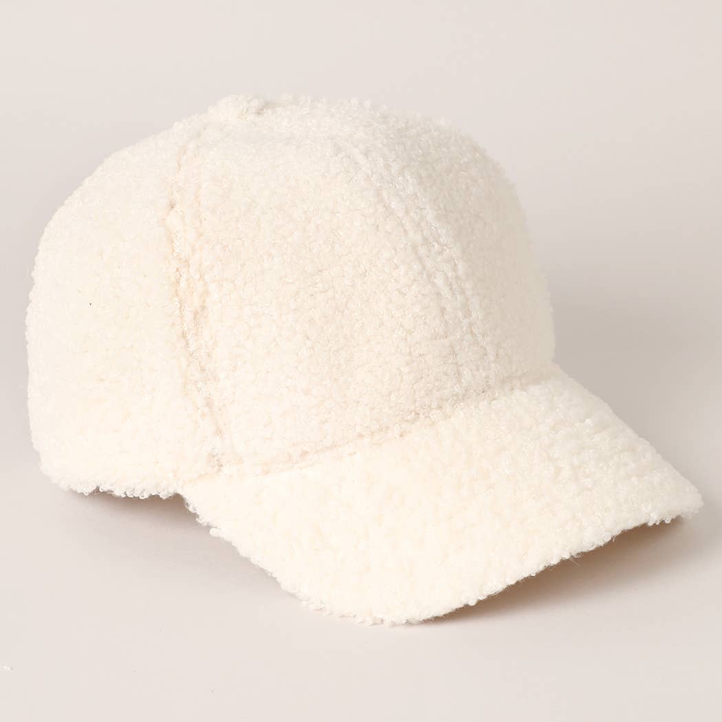 Faux Sherpa Baseball Cap Hats + Bandanas