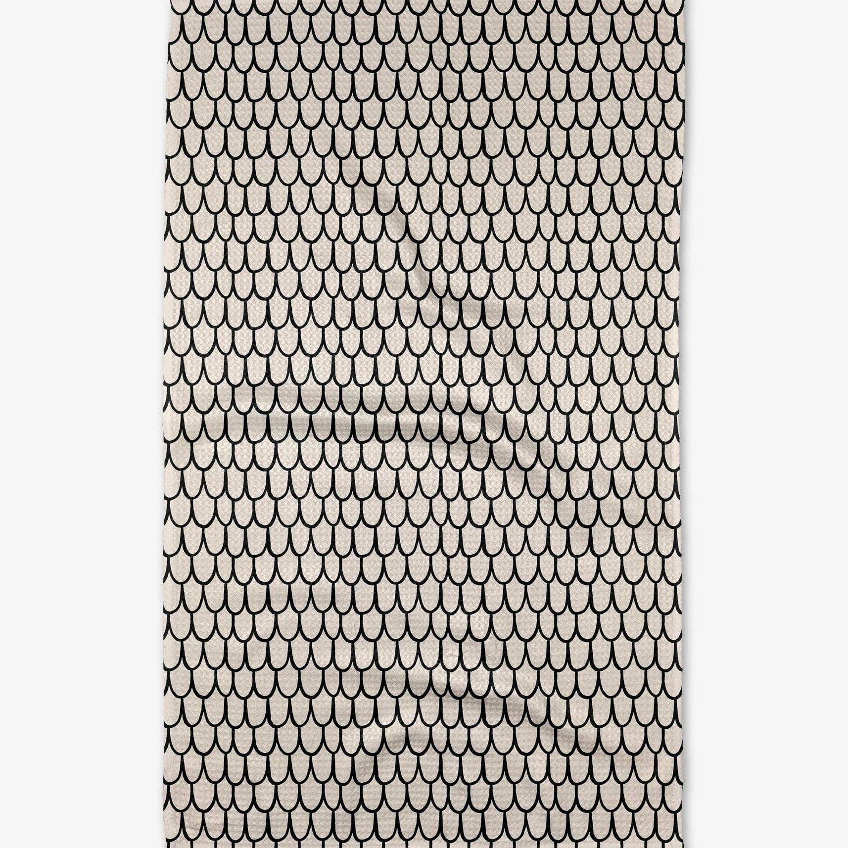 Fish Scale Scribble Tea Towel Kitchen + Drinkware