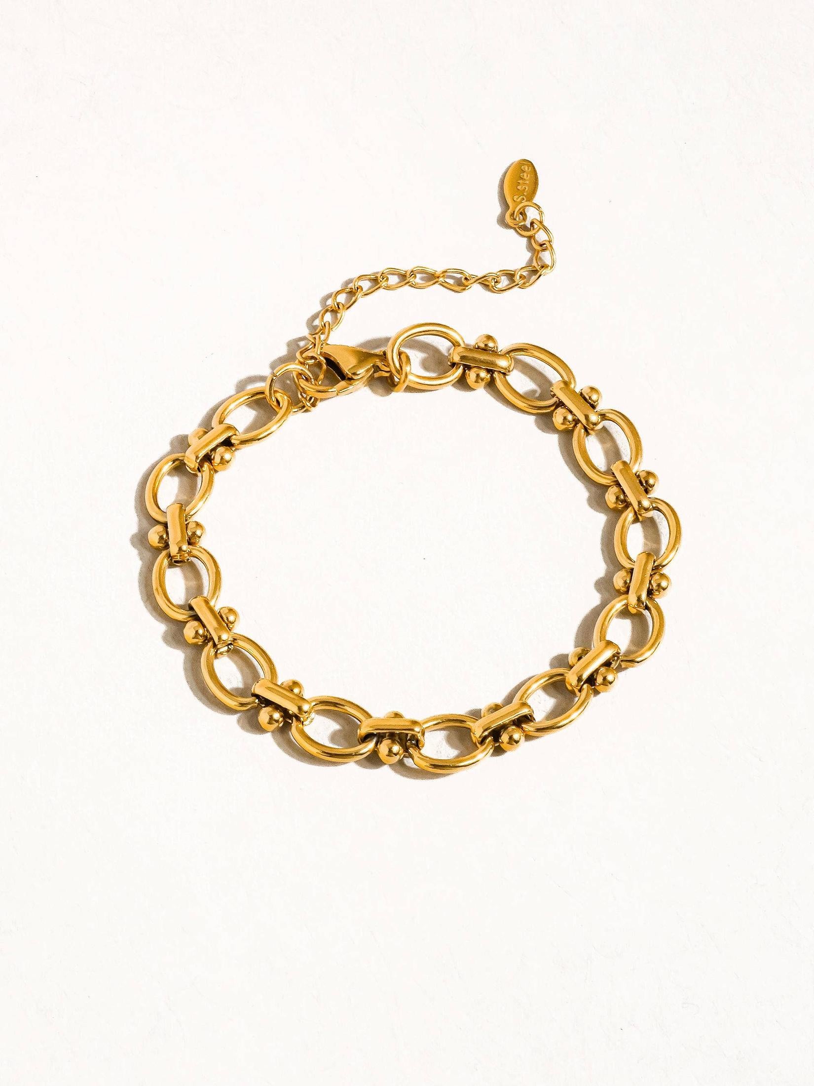 Flânerie by MAIQ - Dawson 18K Gold Non-Tarnish Braided Chain Bracelet 