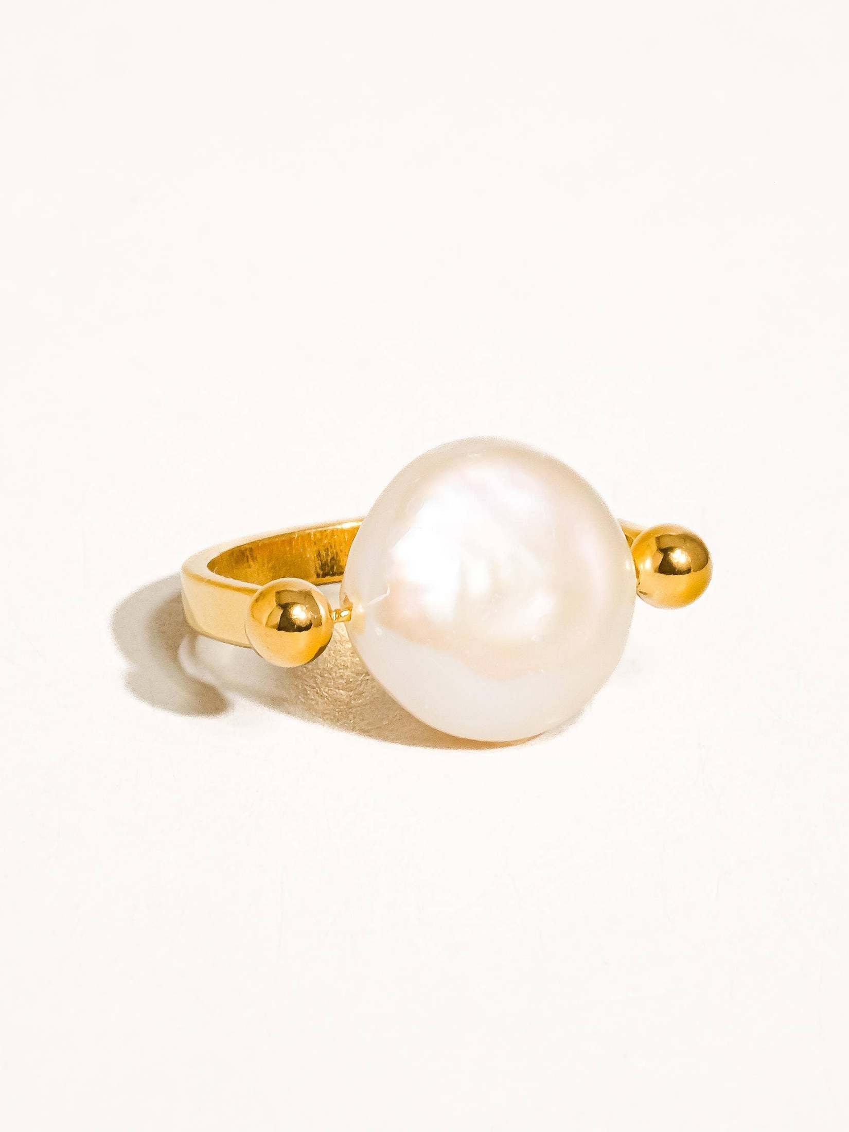 Flânerie by MAIQ - Déodat 18K Gold Non-Tarnish Baroque Pearl Ring 