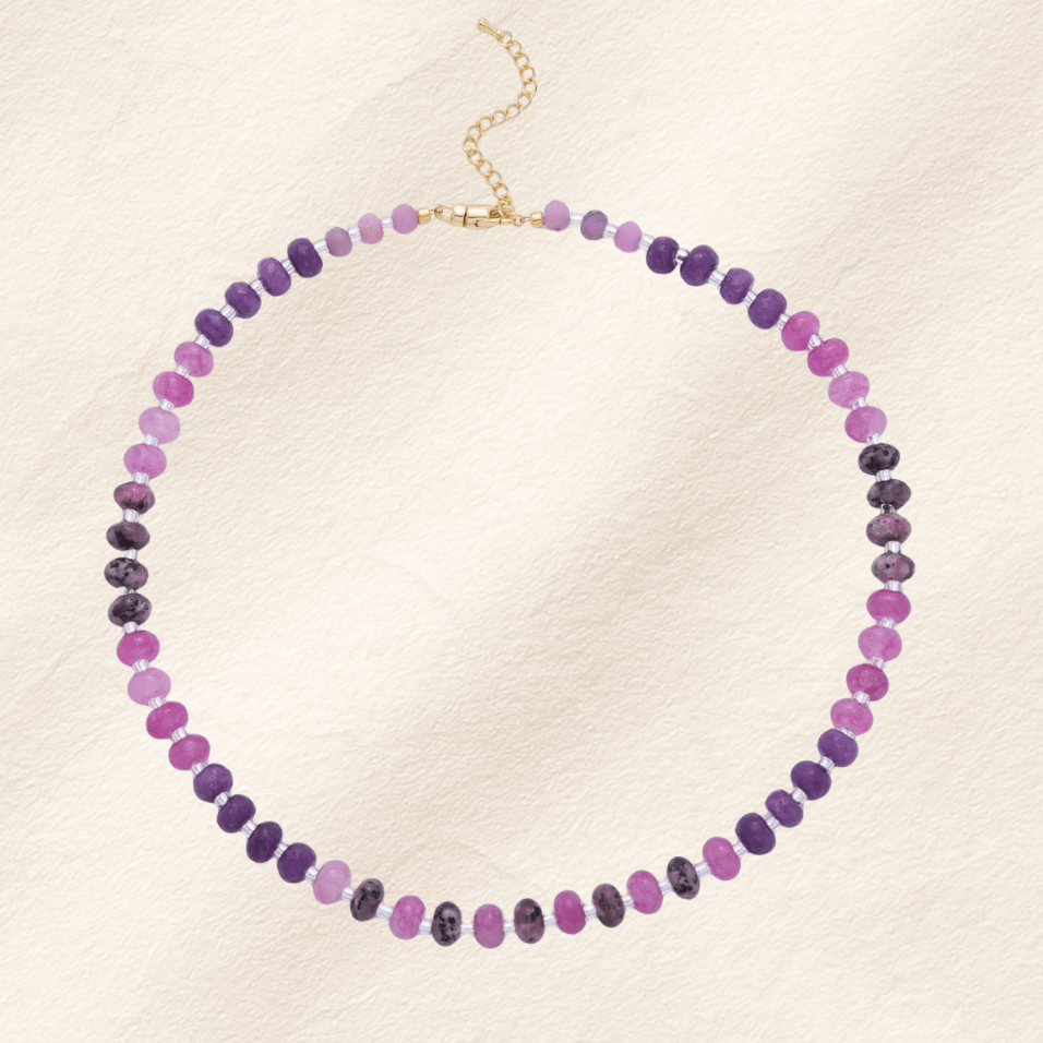 Glass Beaded Necklace Necklaces