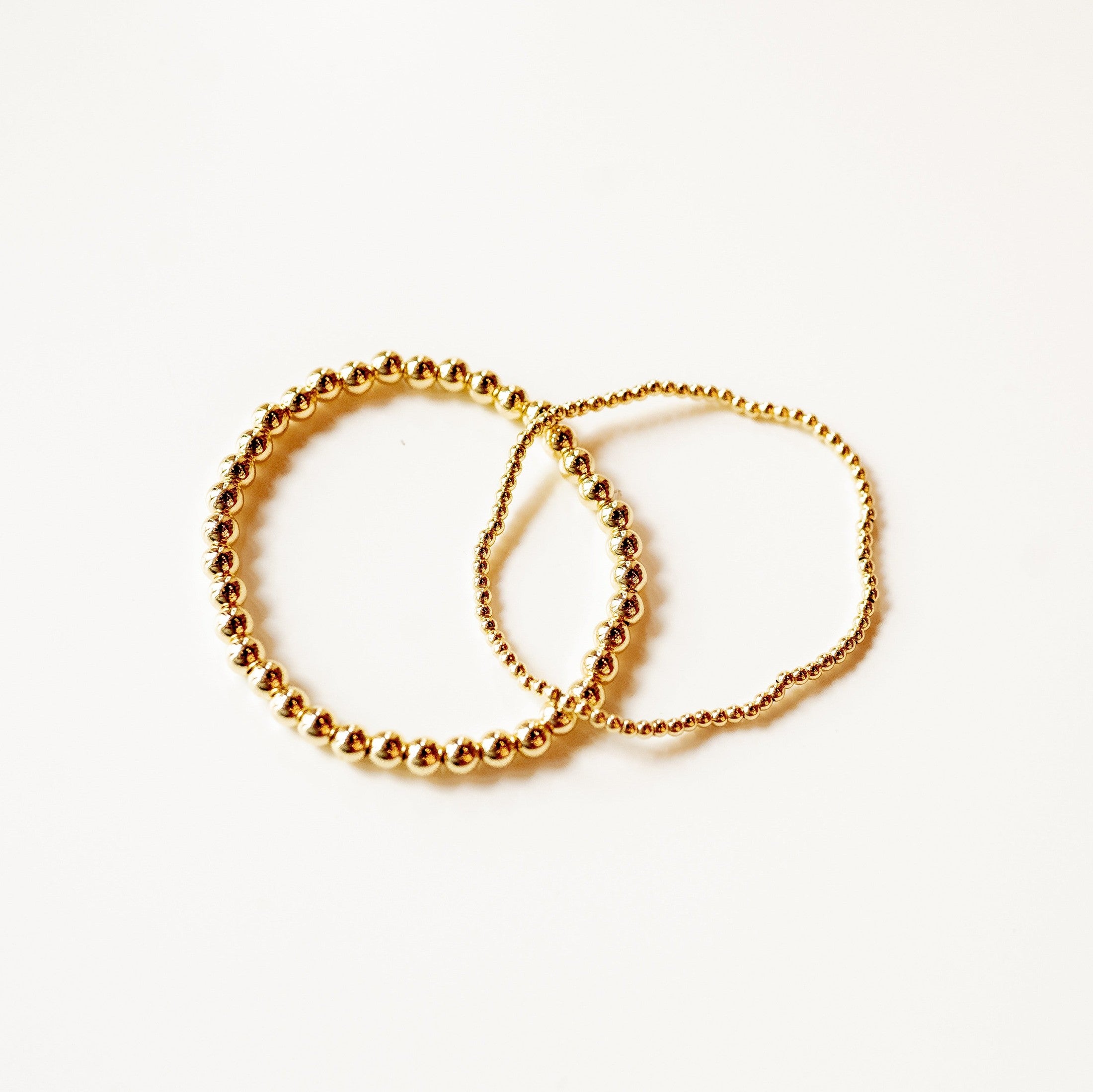Gold Beaded Bracelet Bracelets + Anklets