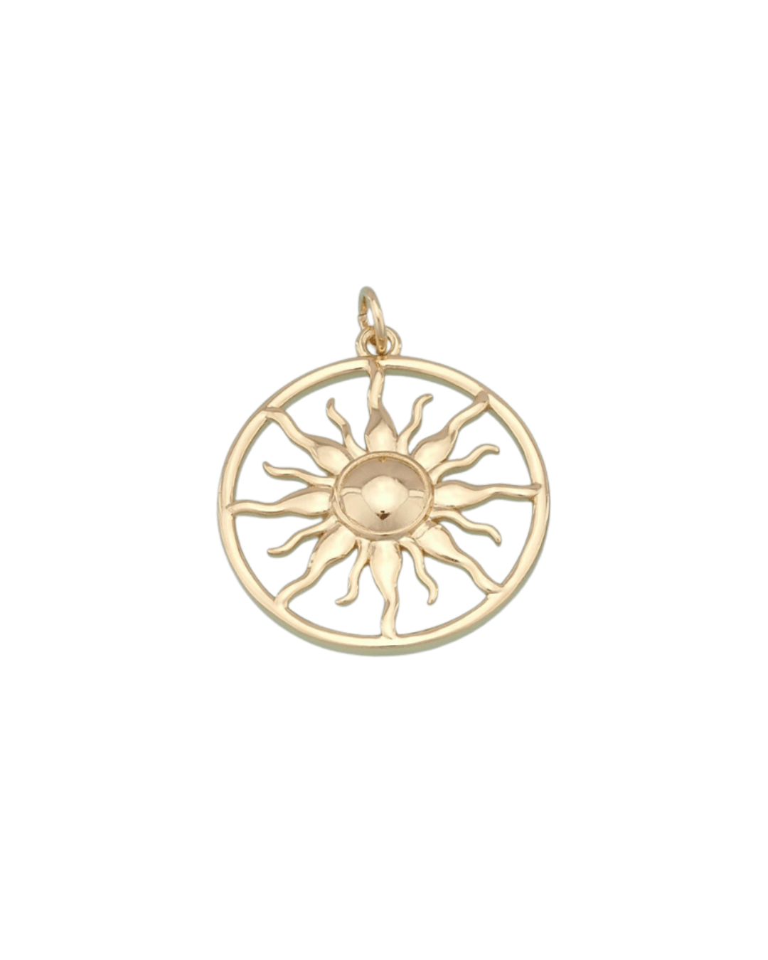 Gold Sun Charm Charms