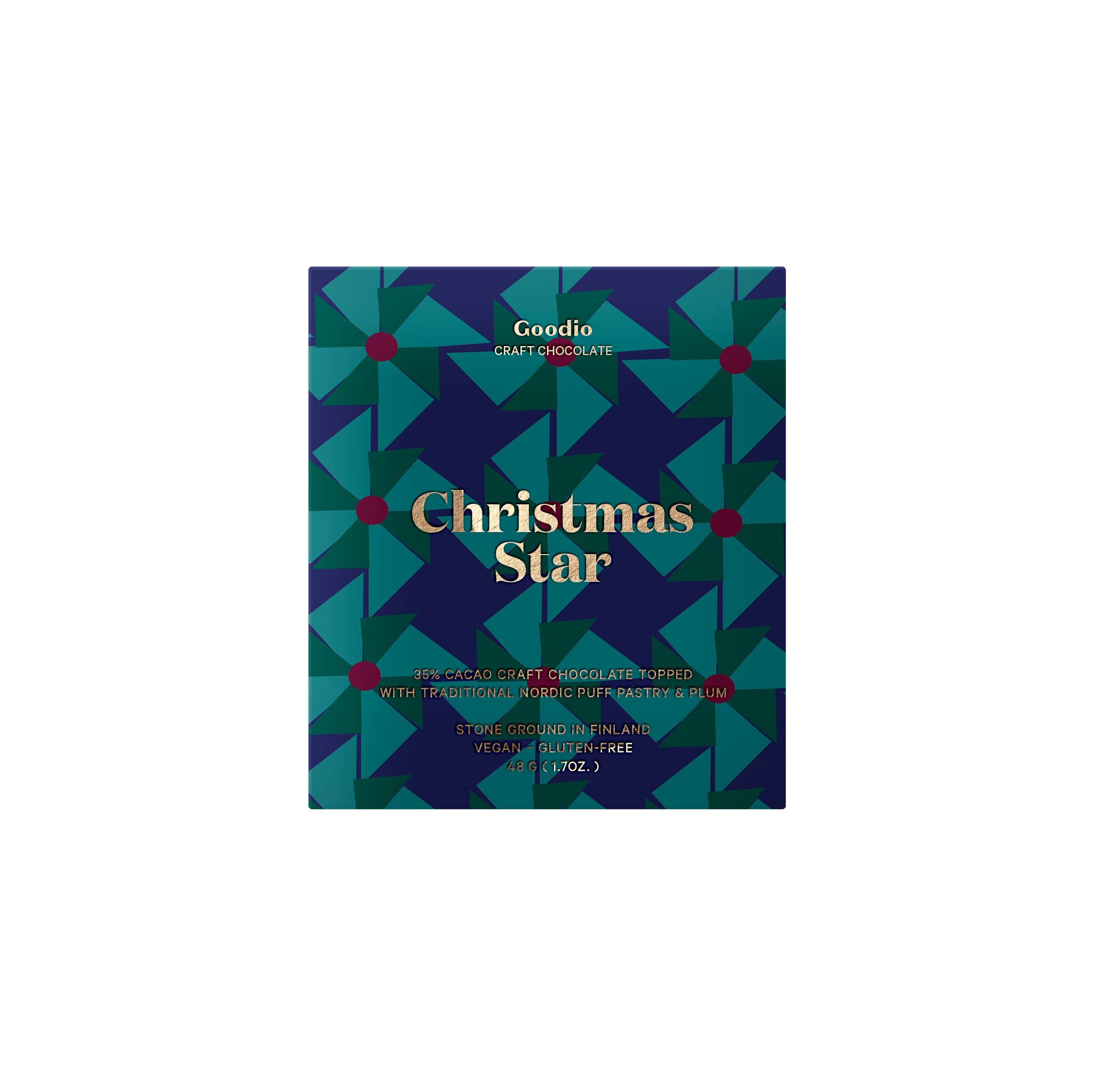 Goodio USA - PRE- ORDER Christmas Star Chocolate 35% 