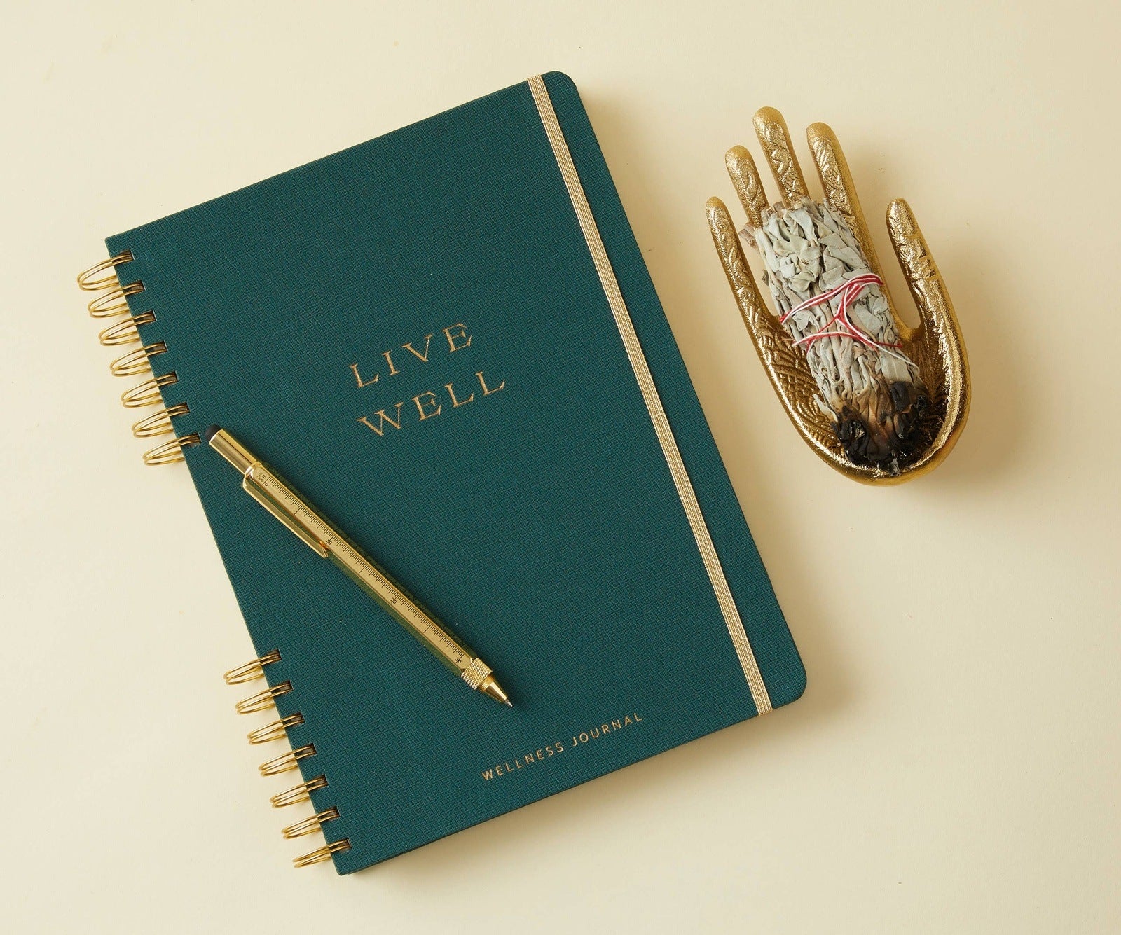 Guided Wellness Journal - "Live Well" Notebooks + Journals