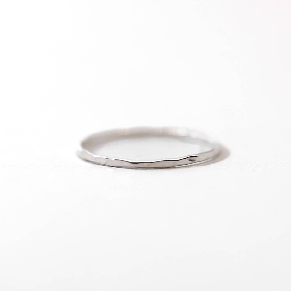 Hammered Stacking Rings Rings