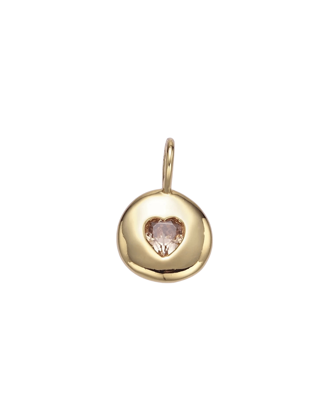 Heart Birthstone Charms Charms