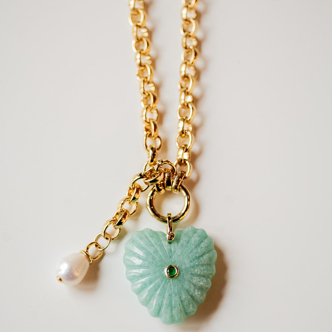 Heart Necklace Drop Necklaces