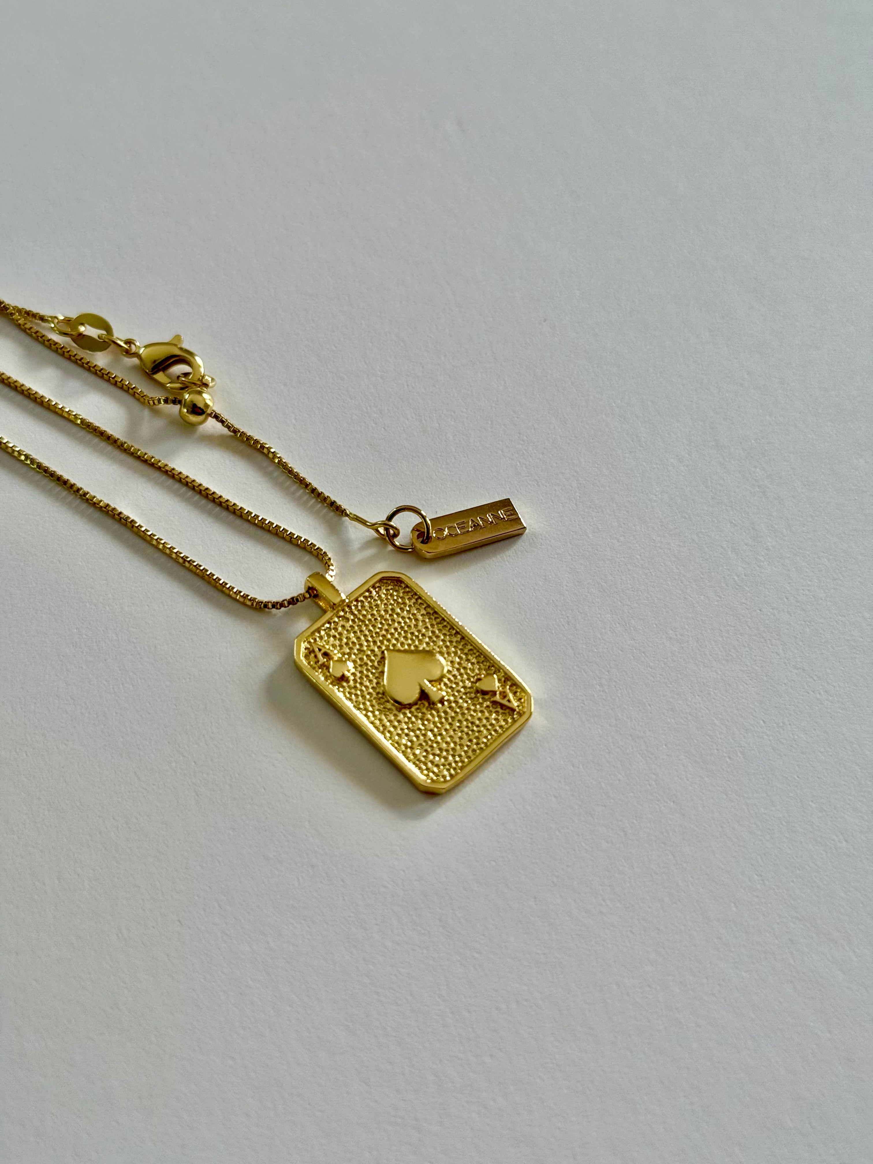 Ace of Spades Necklace