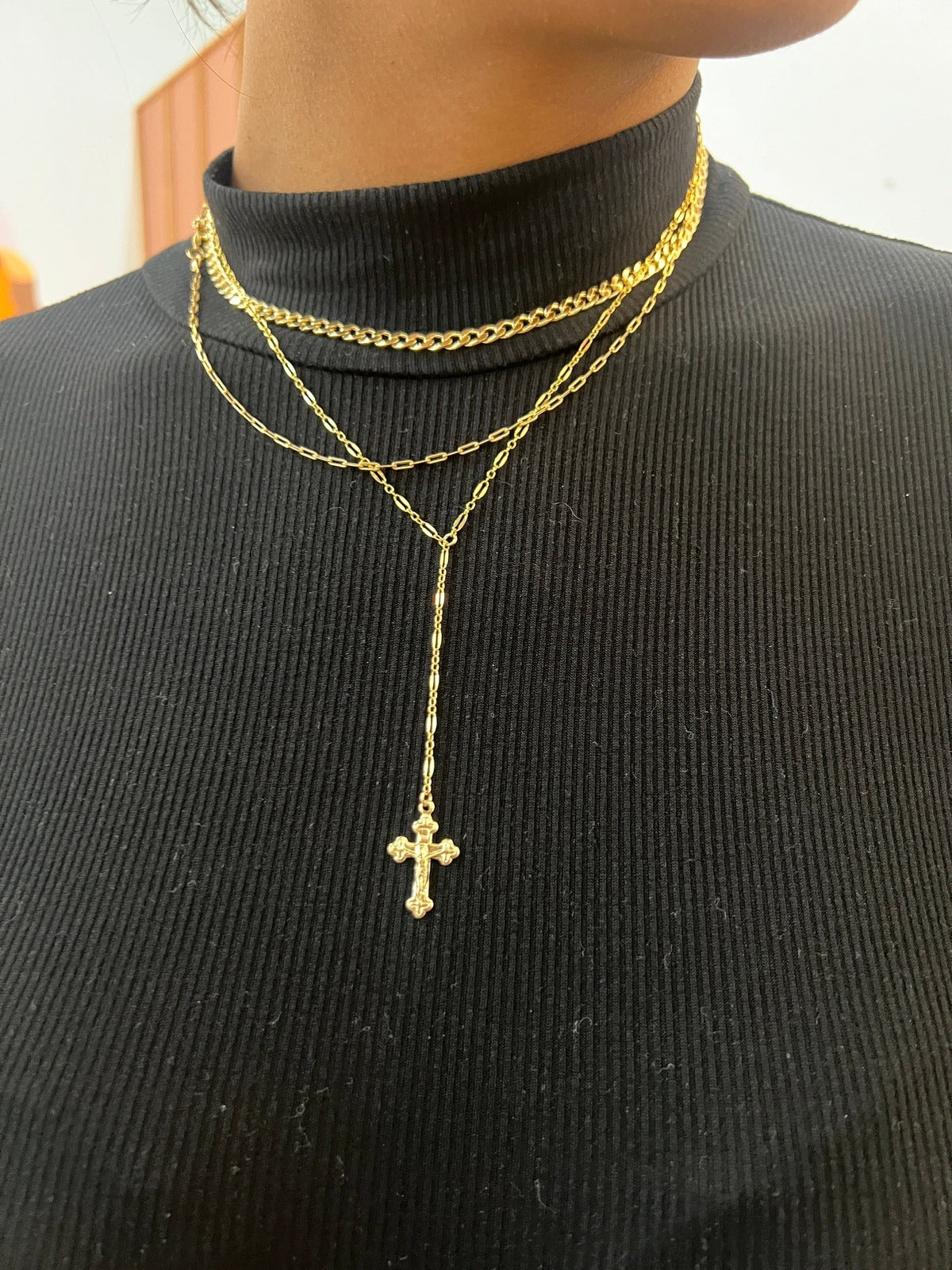 Icon Cross Necklace