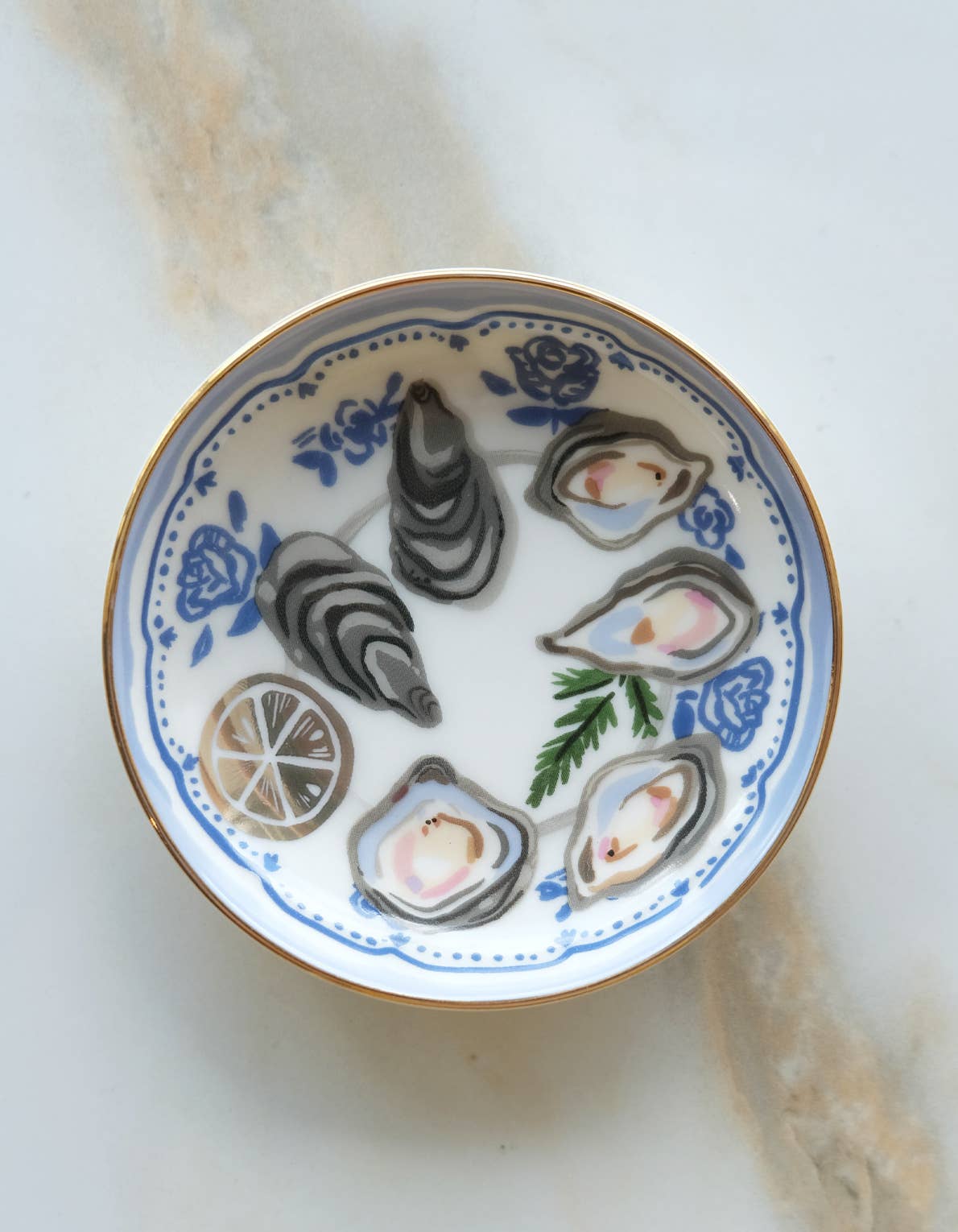 Idlewild Co. - Oysters Porcelain Trinket Dish 