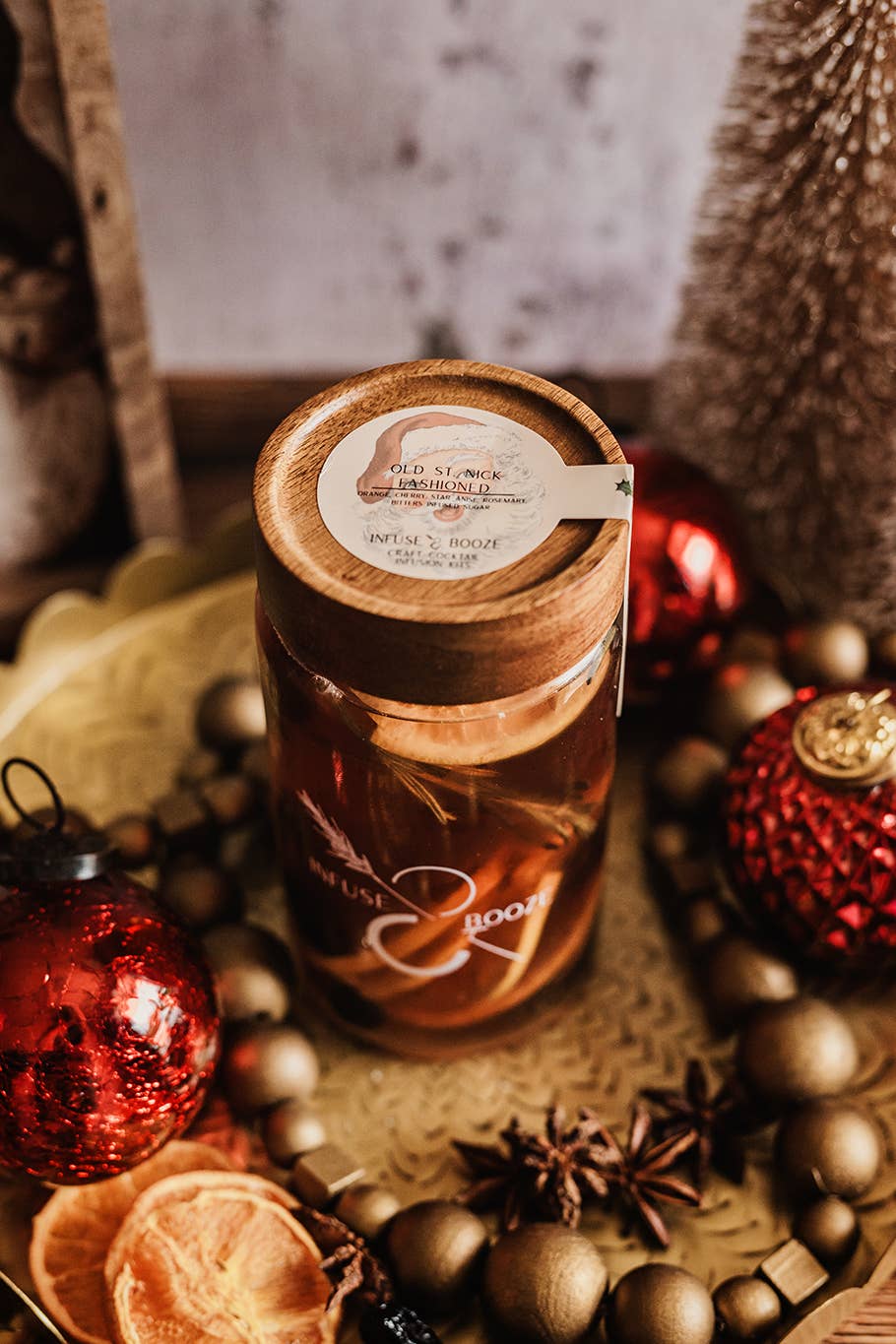 Infuse & Booze - Old St. Nick Fashioned 