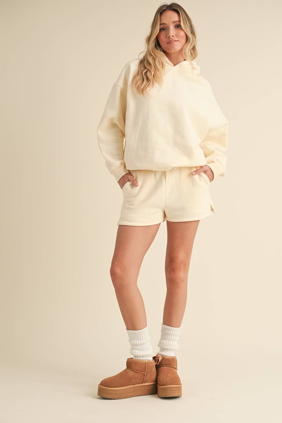 KIMBERLY C - Cozy Fleece Oversized Pullover Hoodie 