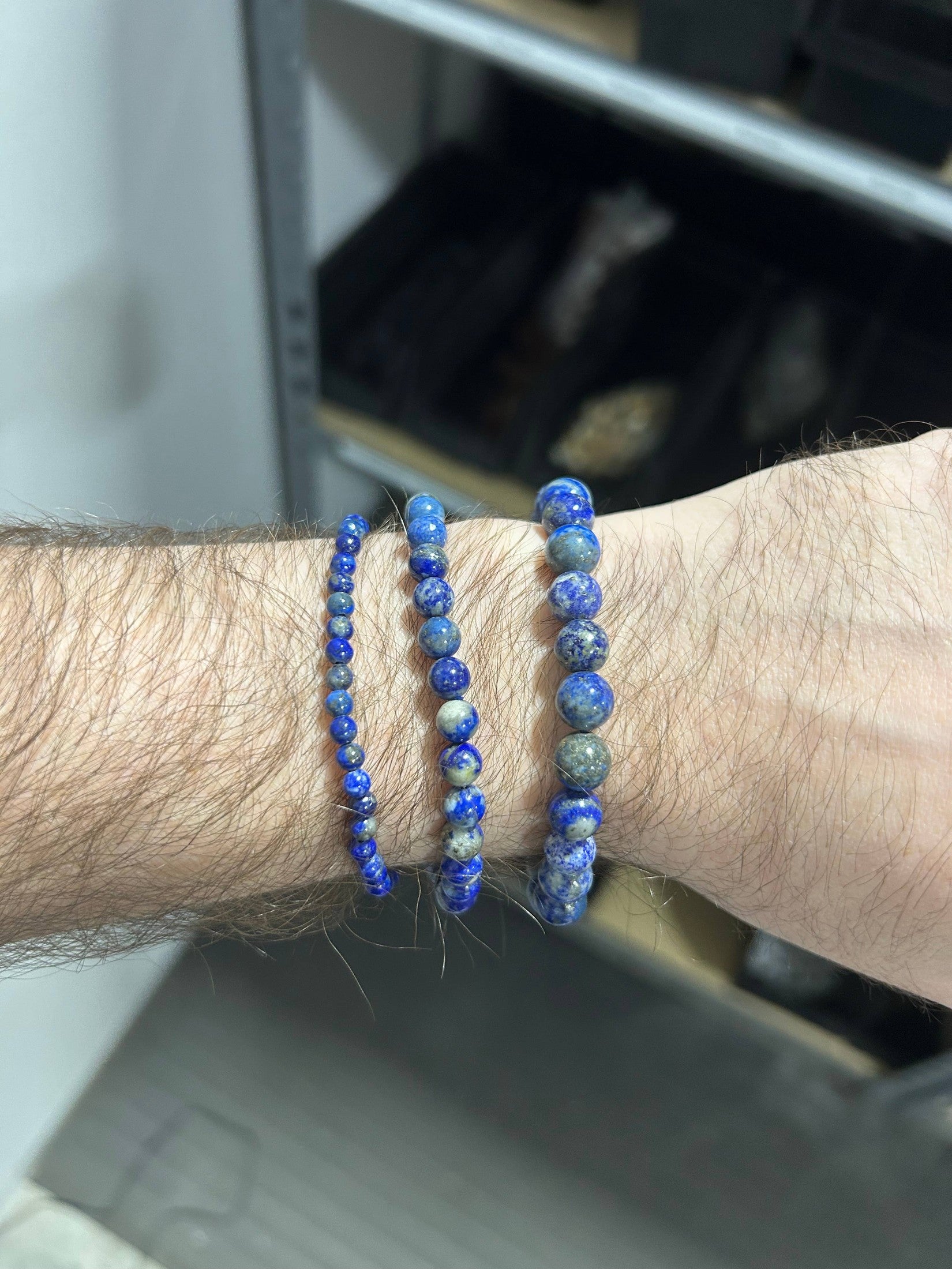Lapis Lazuli Bracelet Bracelets + Anklets