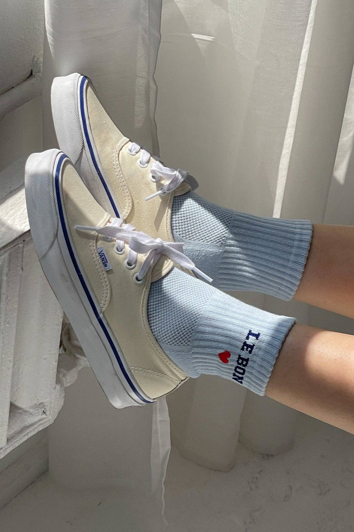 Le Bon Shoppe - Embroidered Crew Socks wholesale 