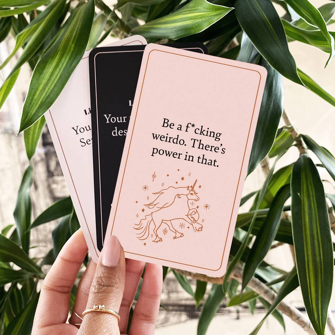 Listen B*tch Affirmation Cards Games + Playing Cards