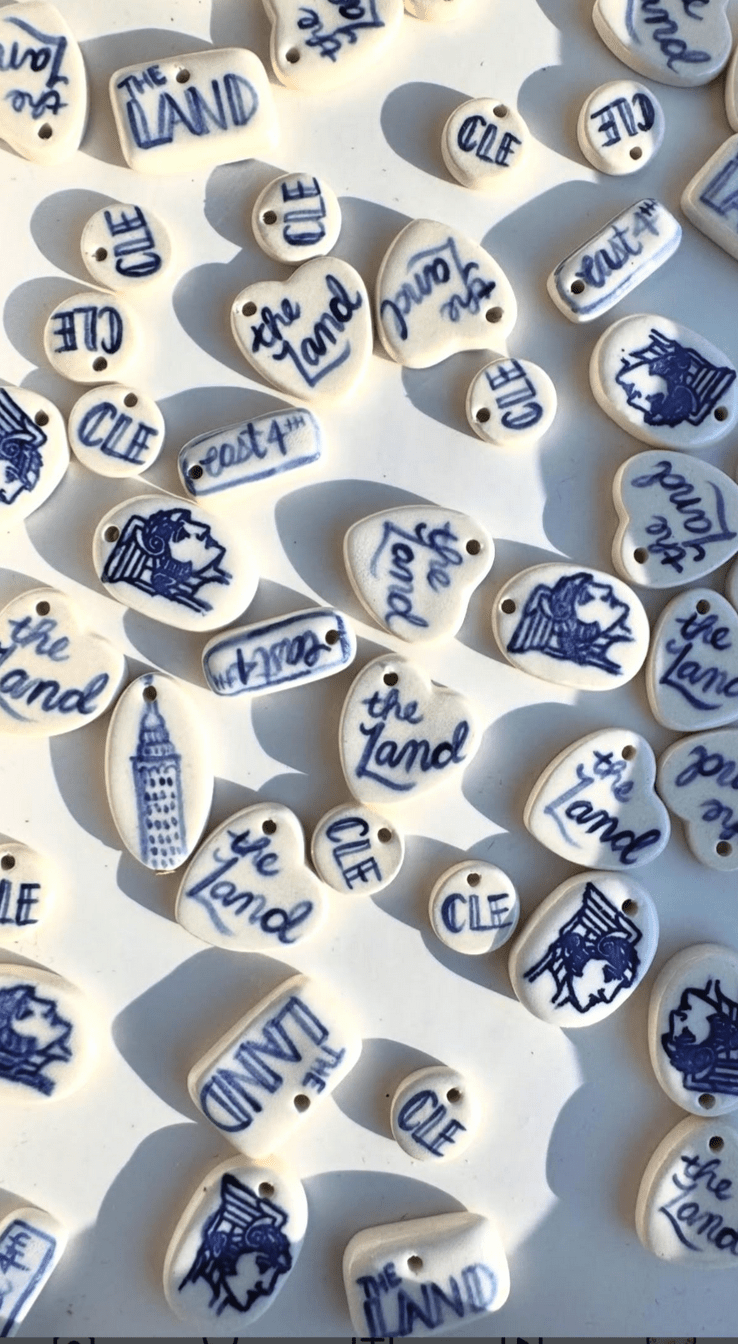 Love, Violet xo Ceramic Charms Charms