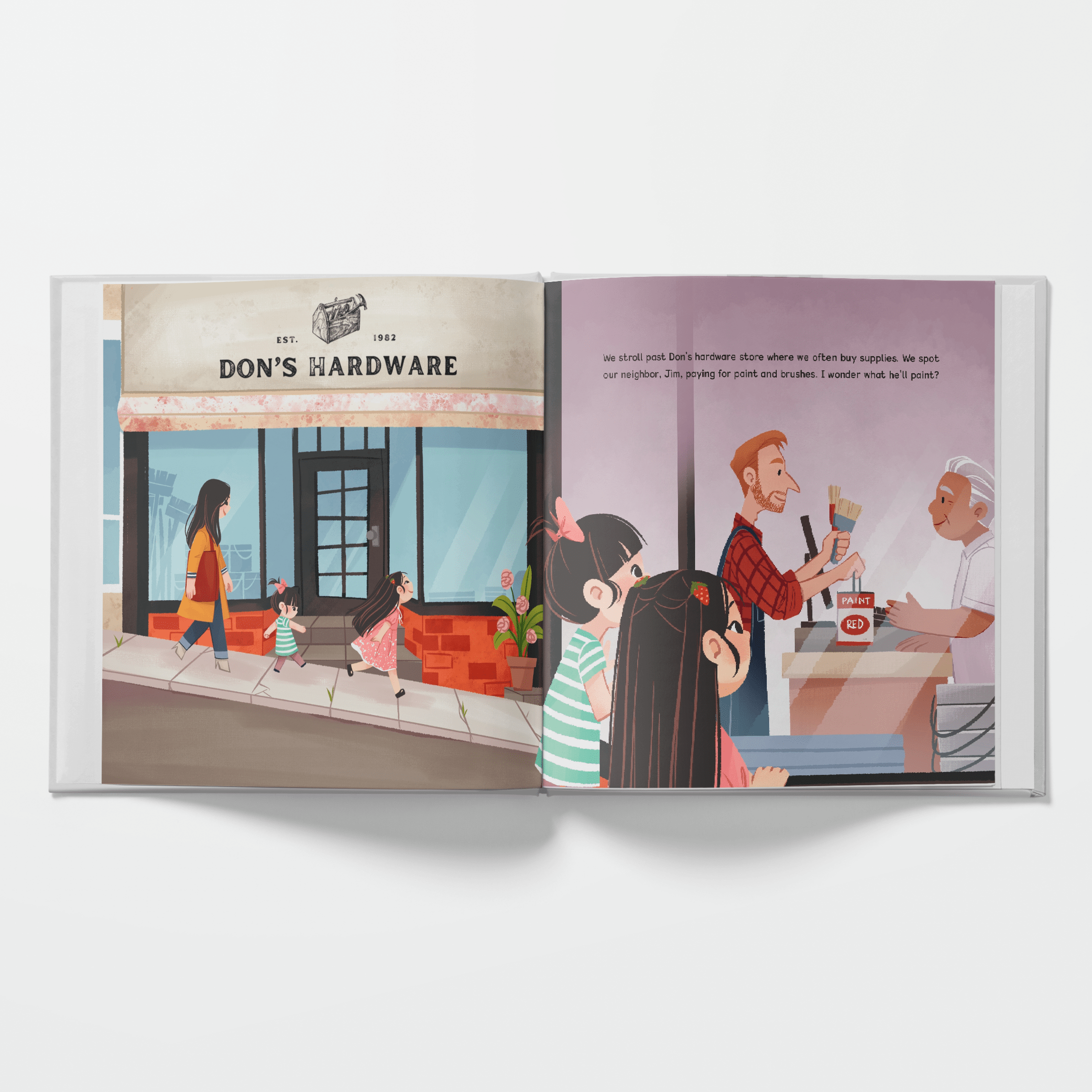 Lychee Press - We Shop Small - A Children's Book on Community & Connection 