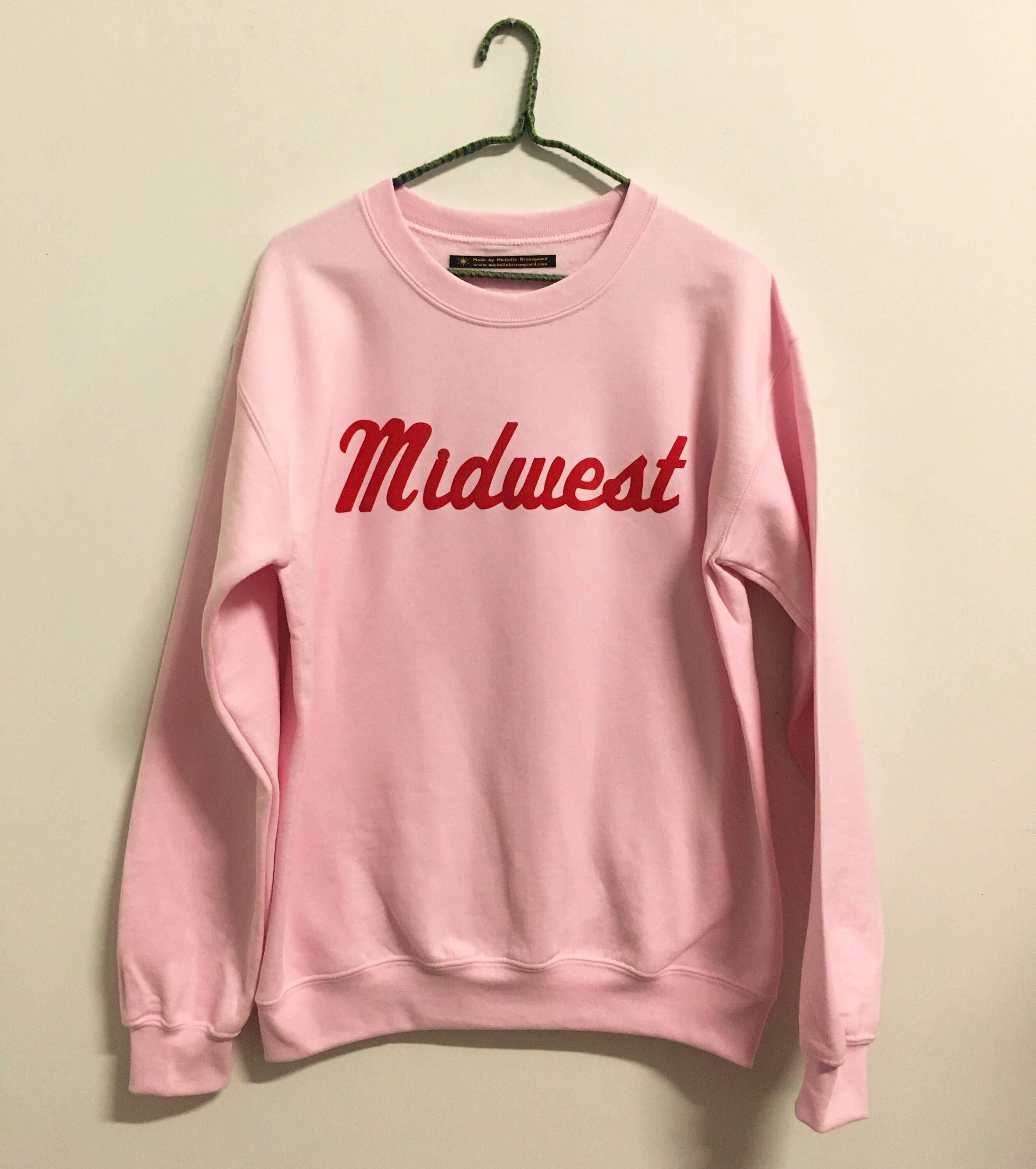 Midwest Unisex Flock Sweatshirt - Pink Edition Sweatshirts