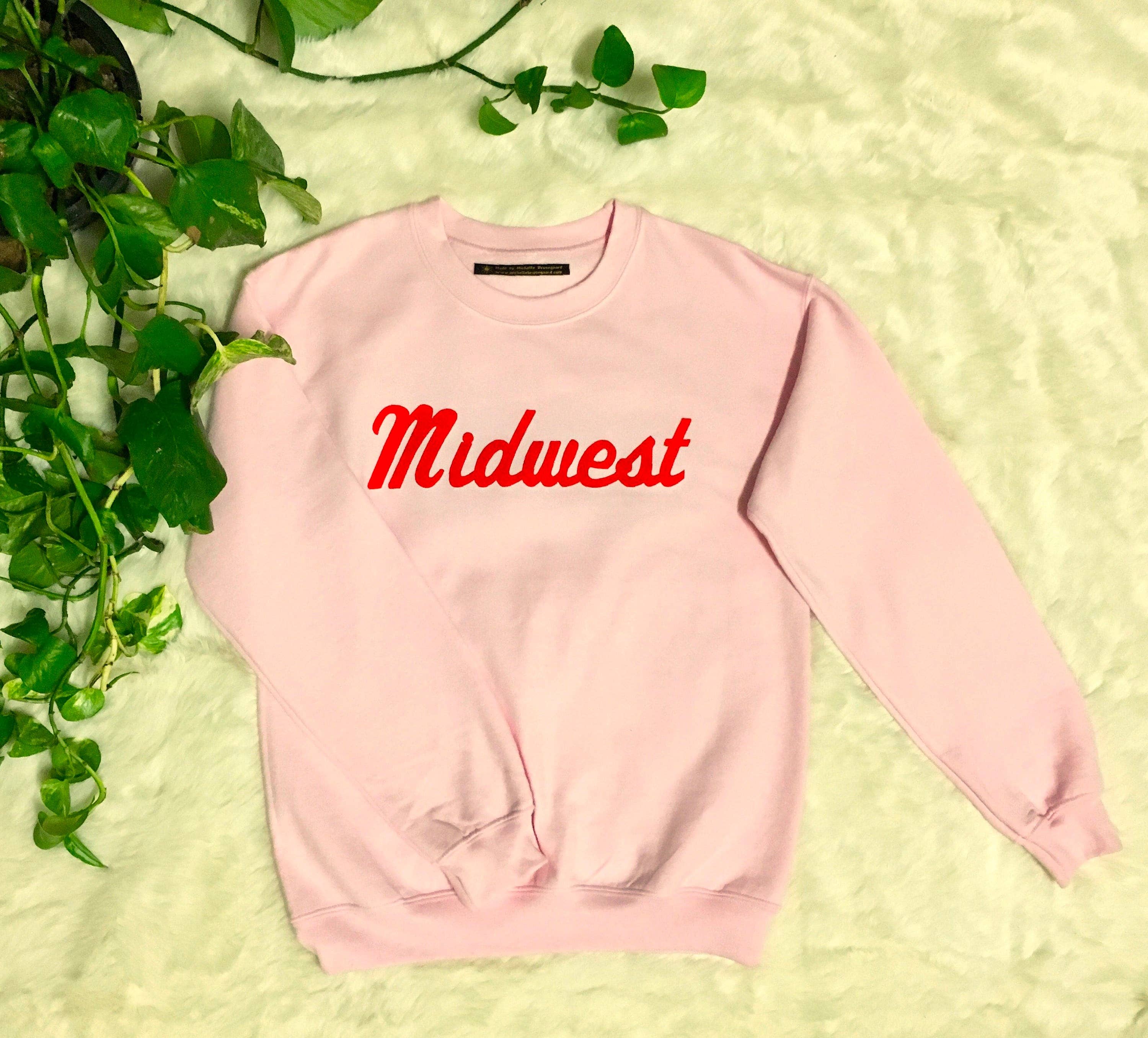 Midwest Unisex Flock Sweatshirt - Pink Edition Sweatshirts