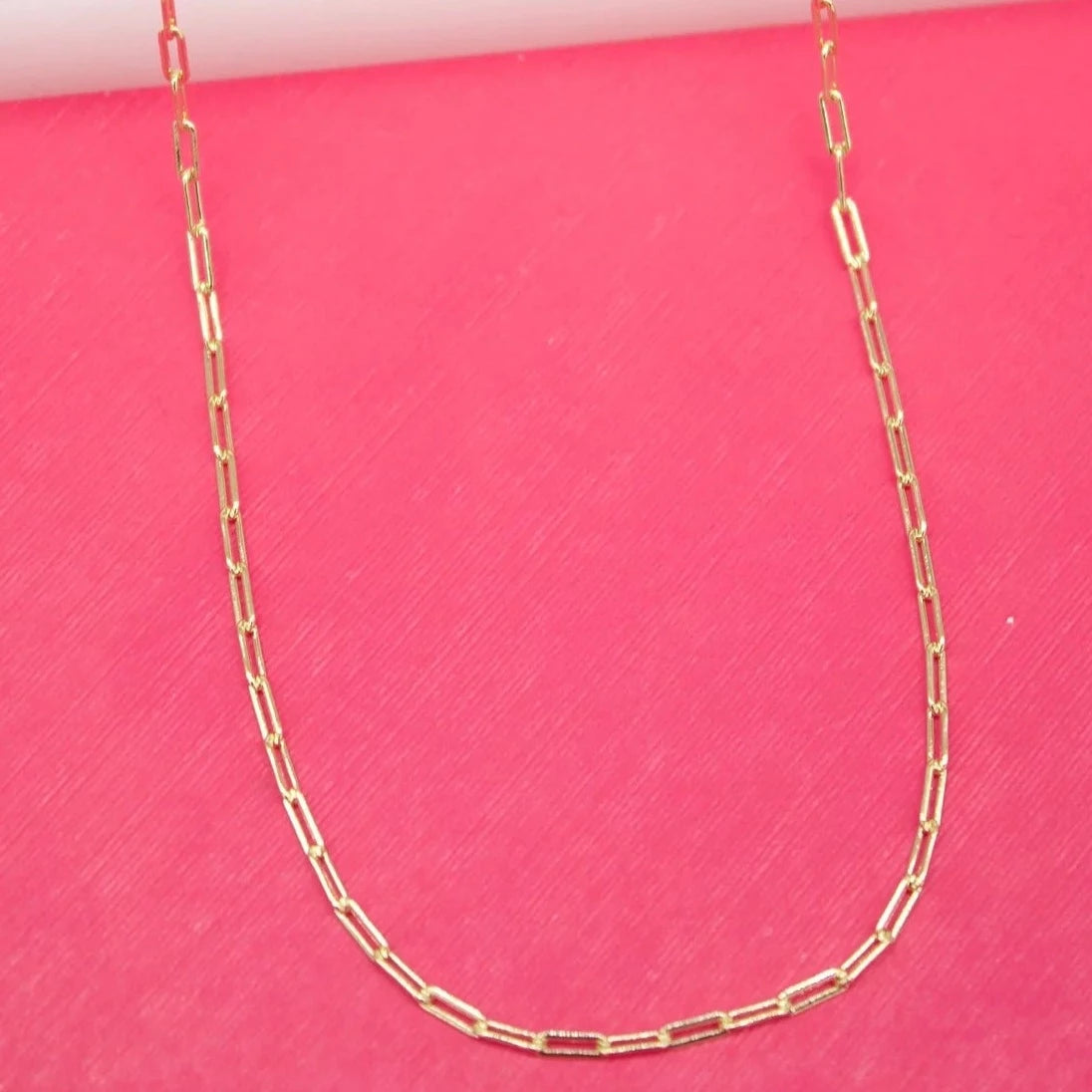 Mini Paperclip Chain Necklaces