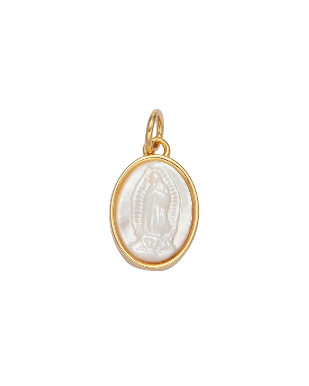 Mini Pearl Mother Mary Charm Charms