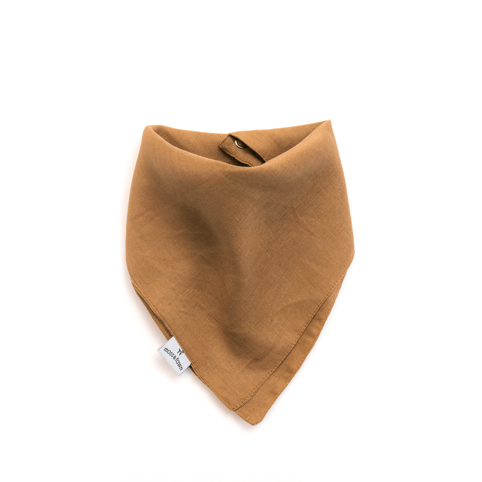 Moss and Fawn - 100% Linen Drool Bib 