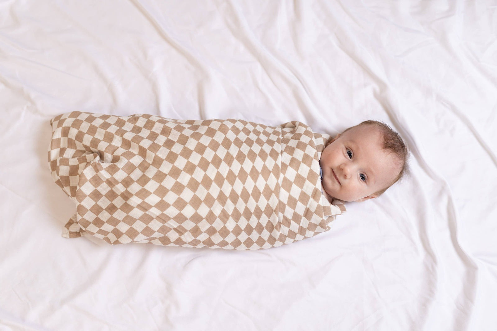 Multi-use Bamboo Swaddle - Checkers Babies + Kids