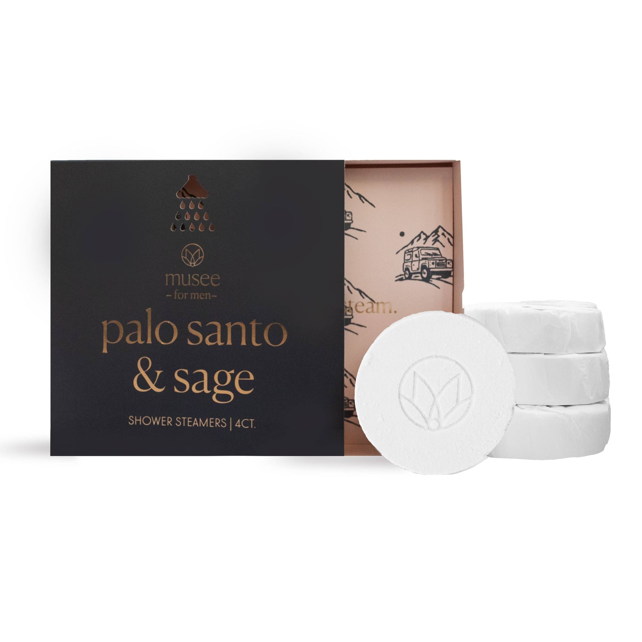 Musee - Palo Santo & Sage Shower Steamers 