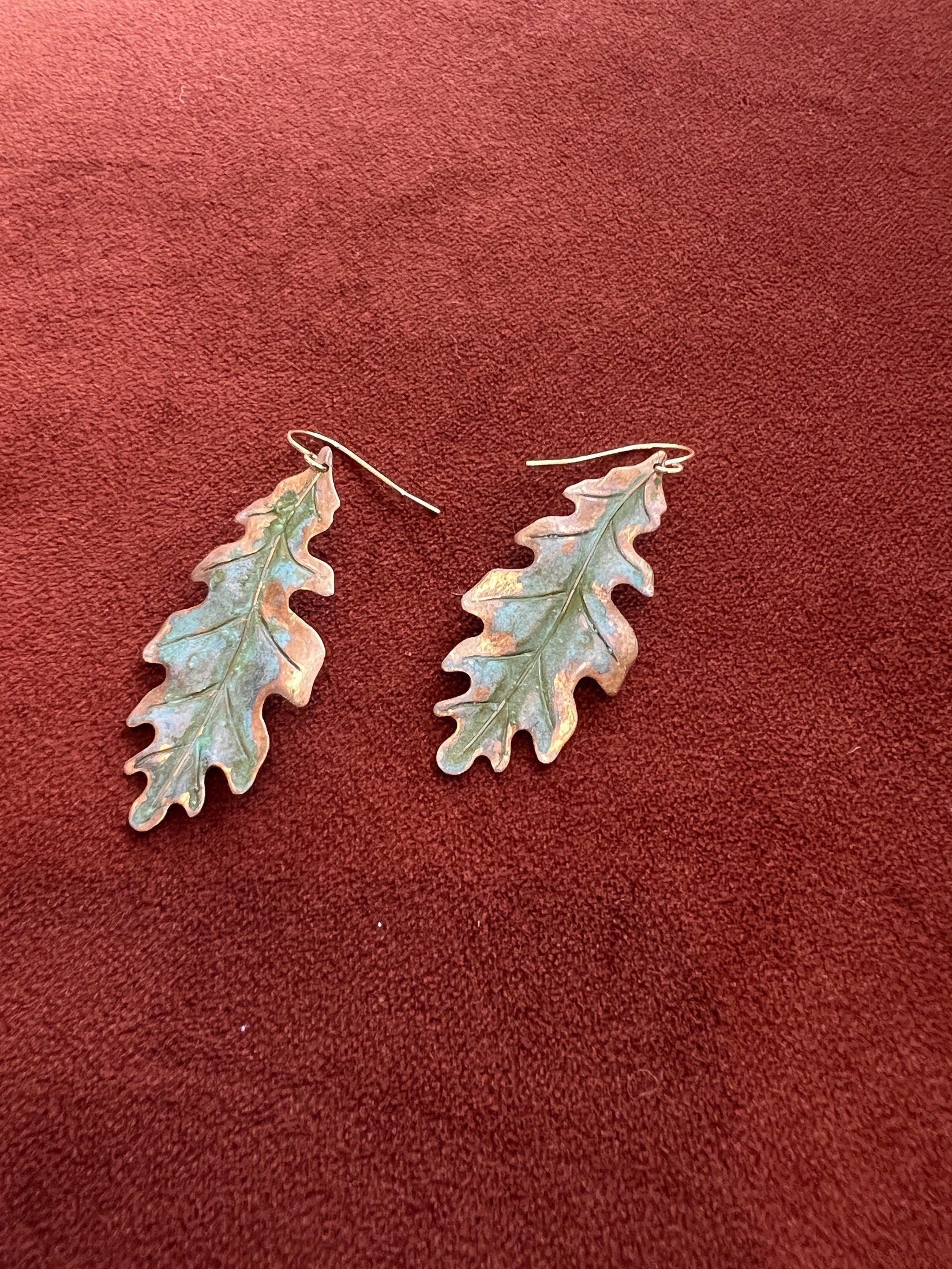 Oak Leaves Earrings Earrings