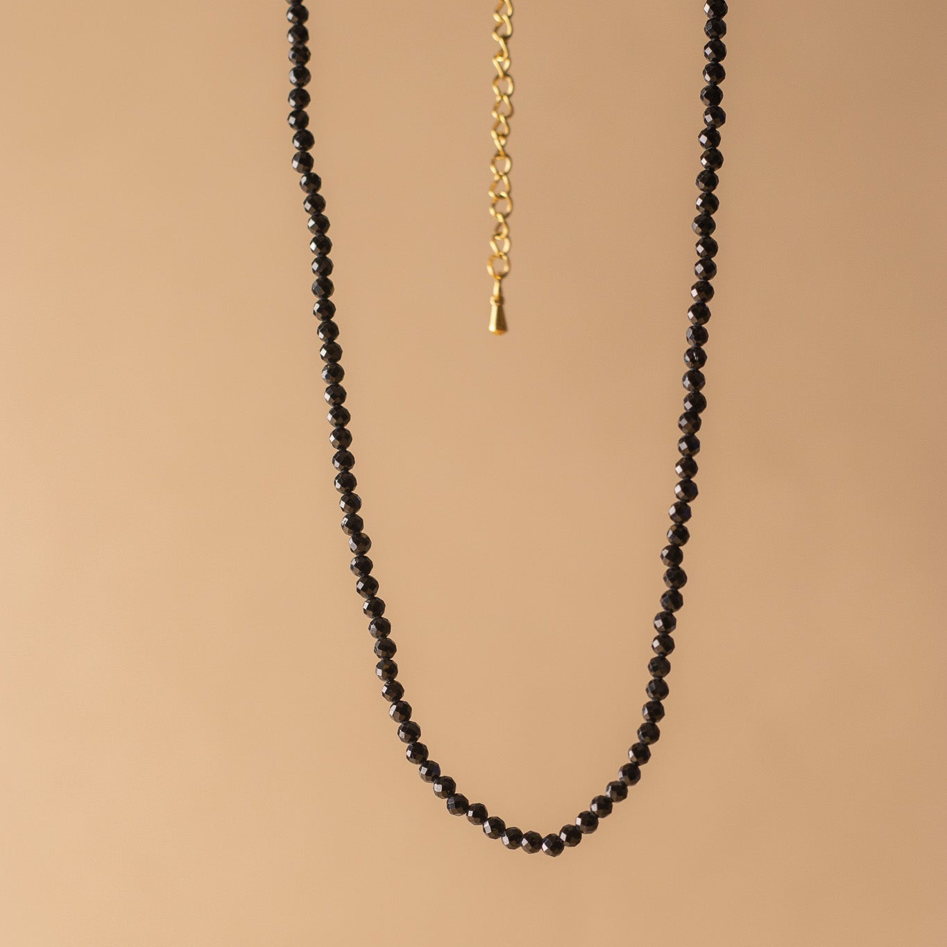Onyx Beaded Necklace Necklaces