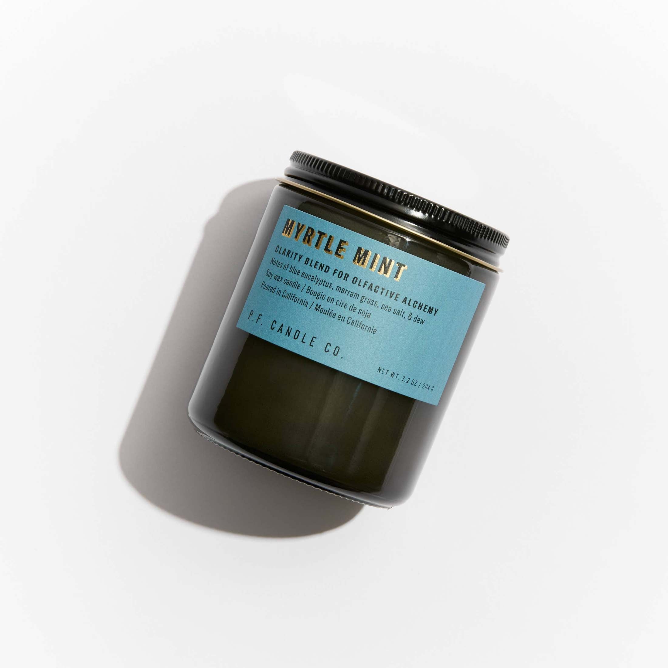 P.F. Candle Co. - Myrtle Mint - 7.2 oz Alchemy Soy Candle 