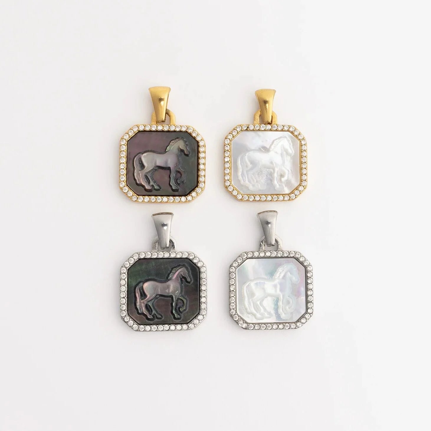Mother of Pearl Horse Pendant - Year of the Horse