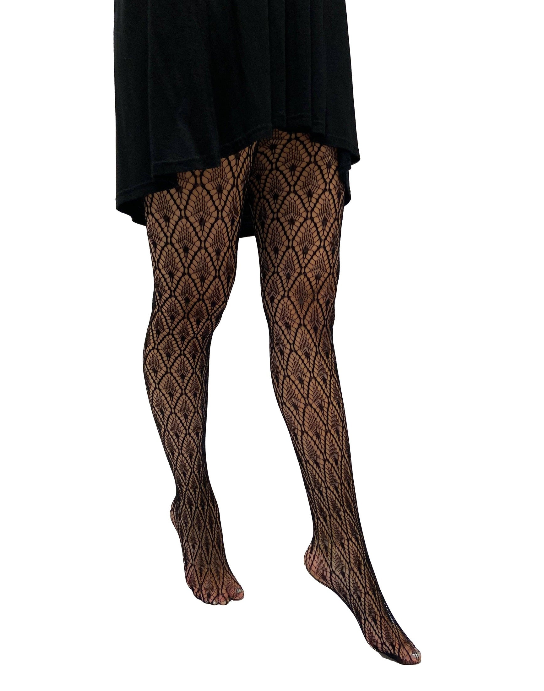 Pamela Mann - Peacock Feather Net Tights 