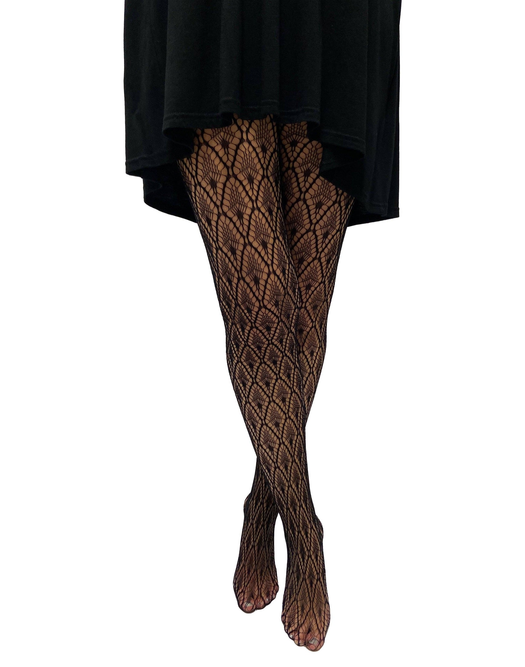 Pamela Mann - Peacock Feather Net Tights 