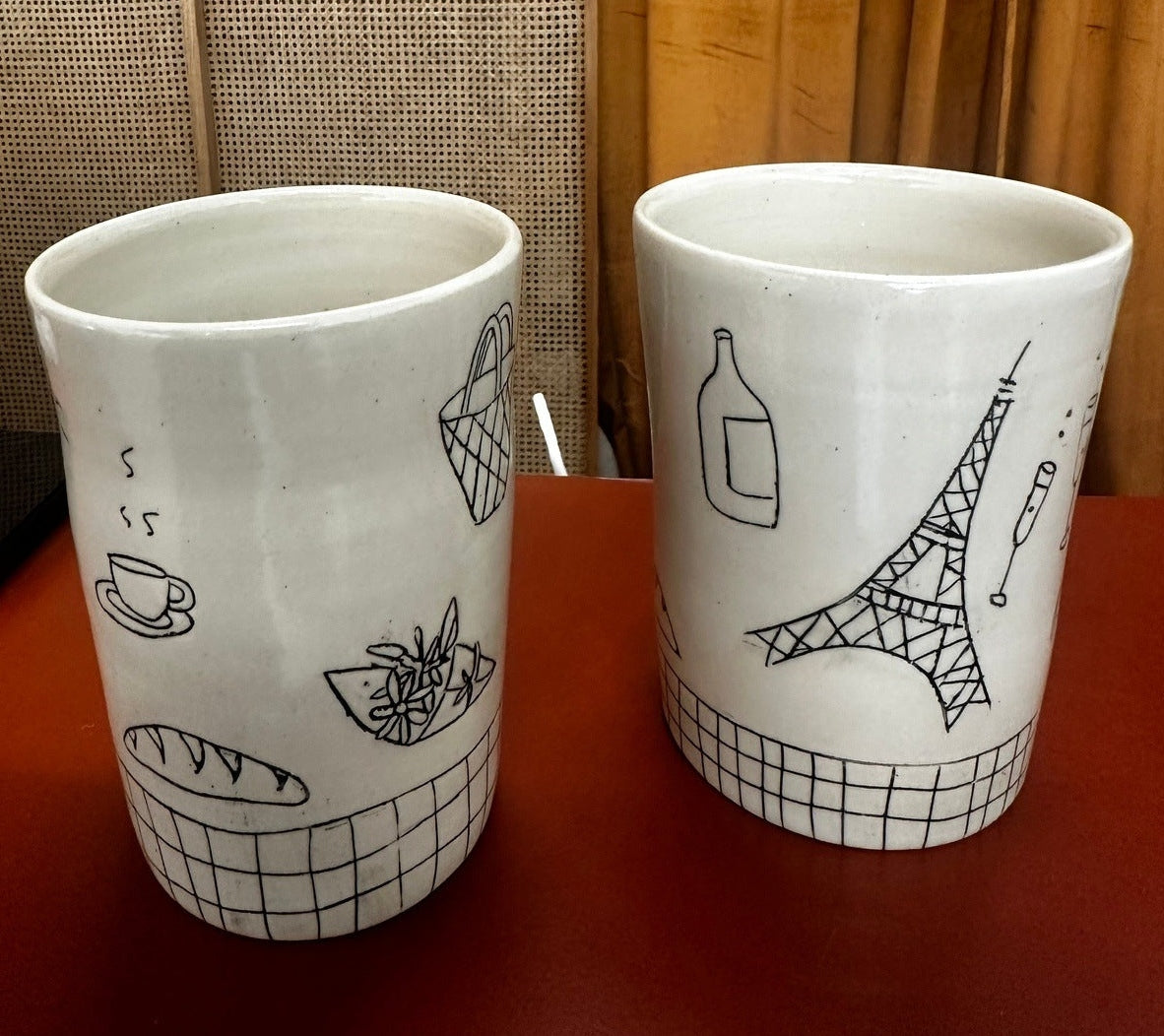 Paris Icon Ceramic Tumbler Kitchen + Drinkware