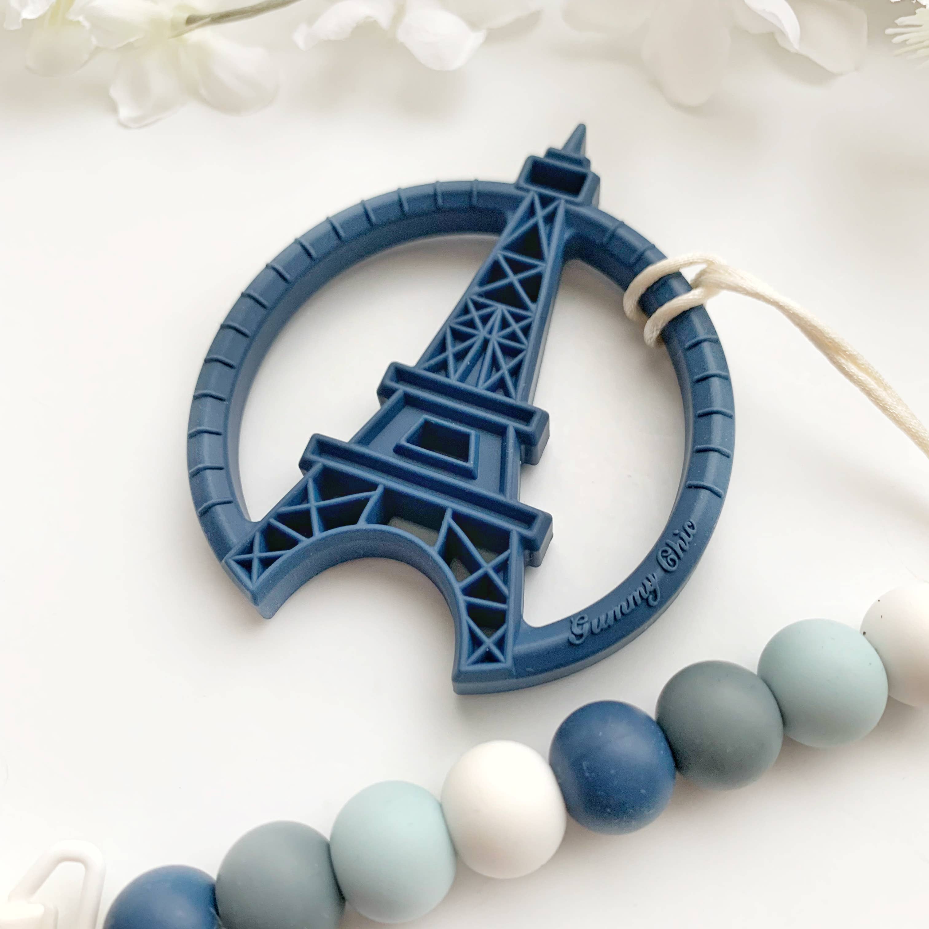 Paris tower with clip - Navy blue Babies + Kids