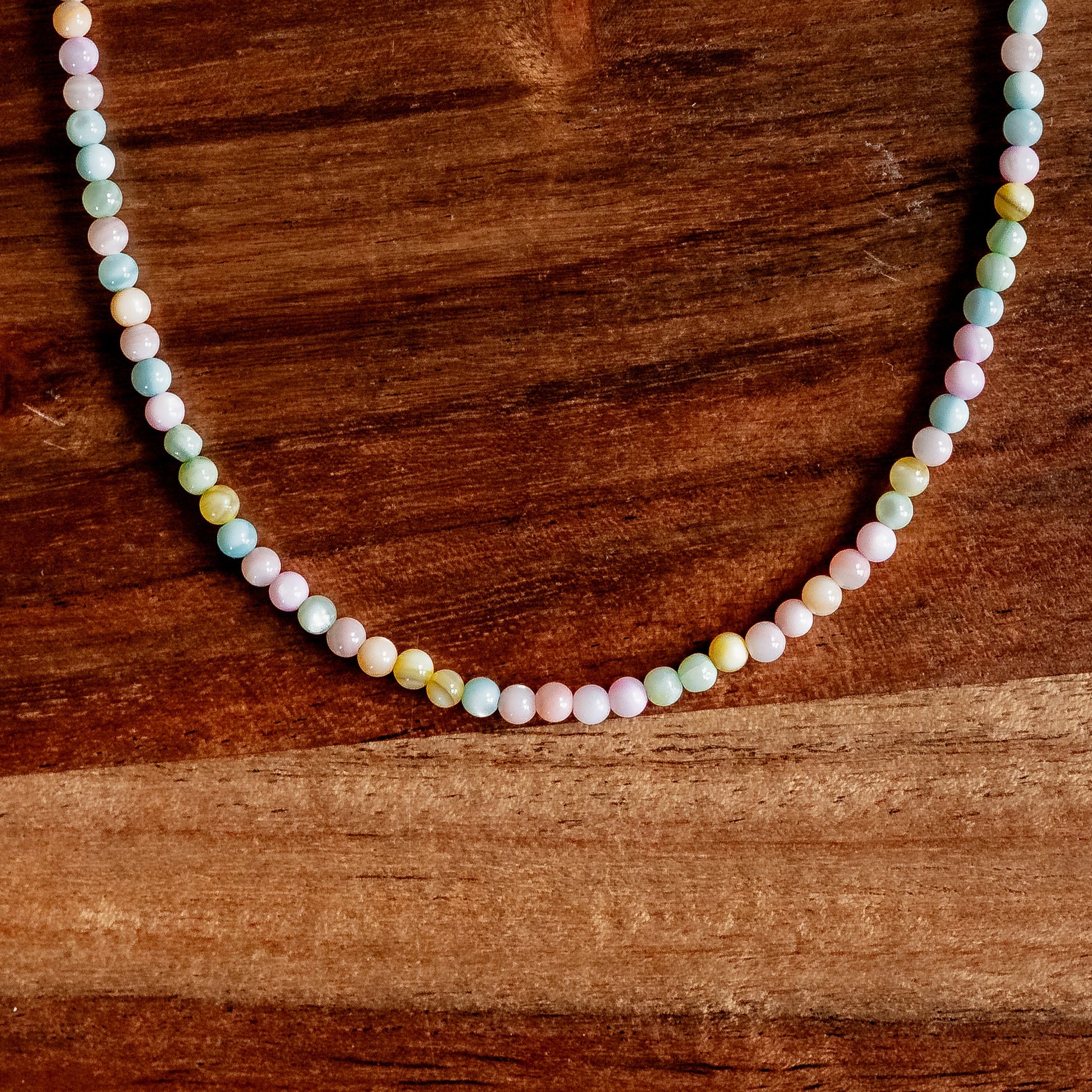 Pastel Beaded Necklace Necklaces