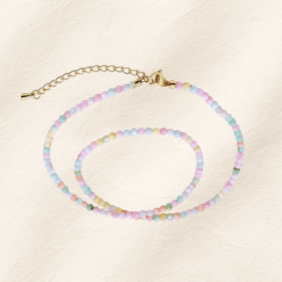 Pastel Beaded Necklace Necklaces