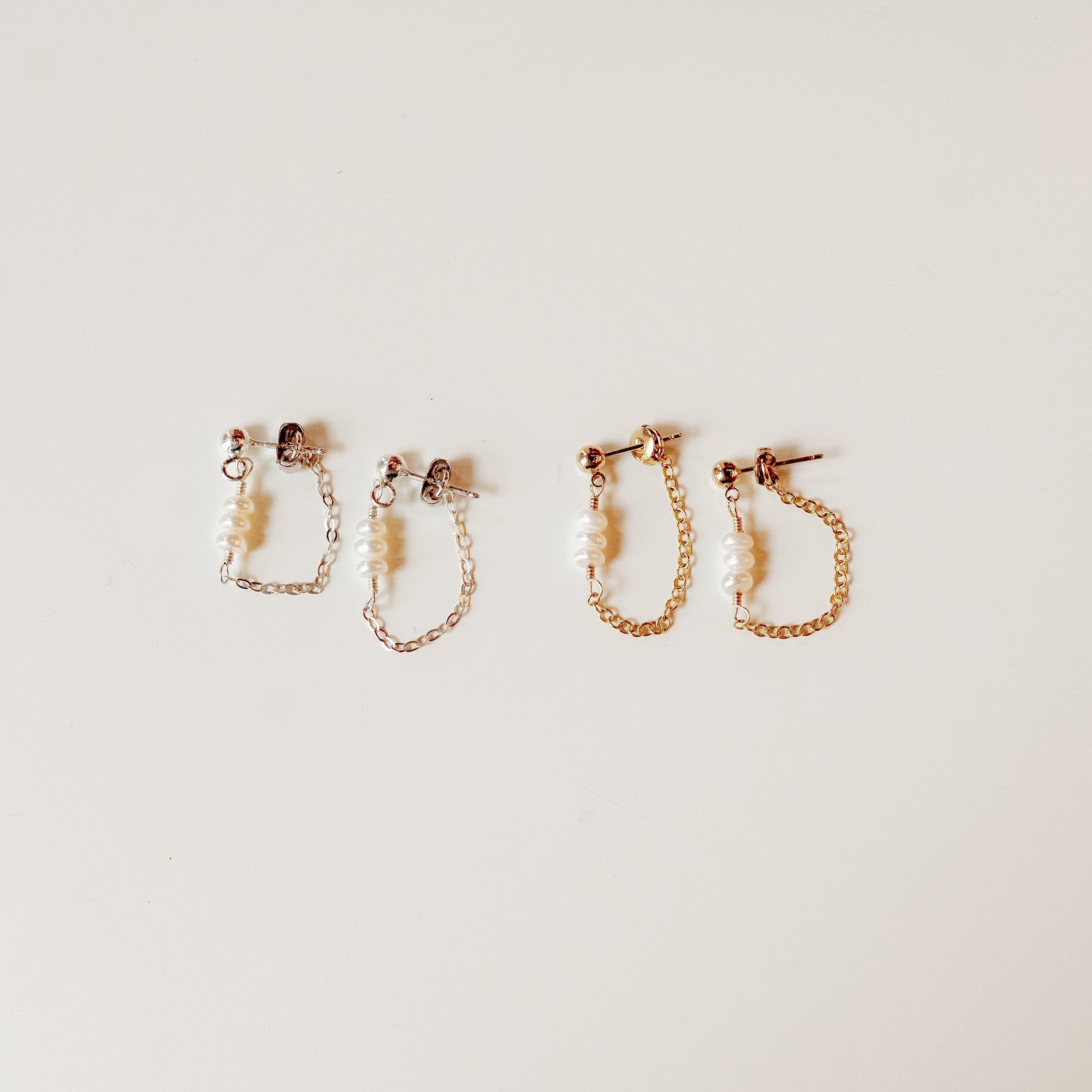 Pearl Chain Earring Earrings
