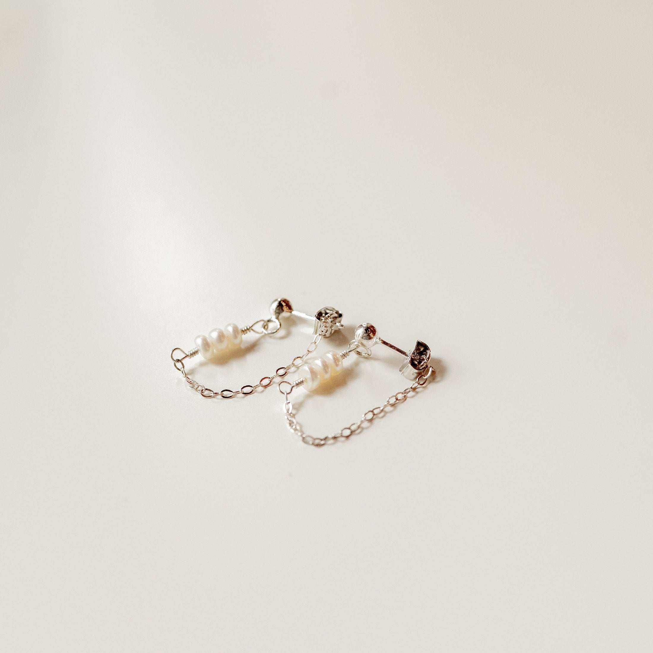 Pearl Chain Earring Earrings
