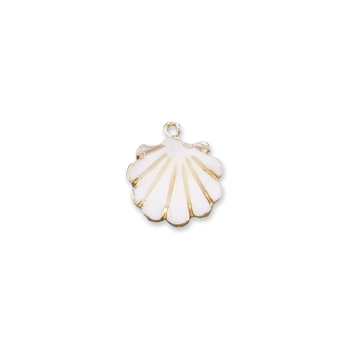 Pearl Scallop Shell Charm Charms