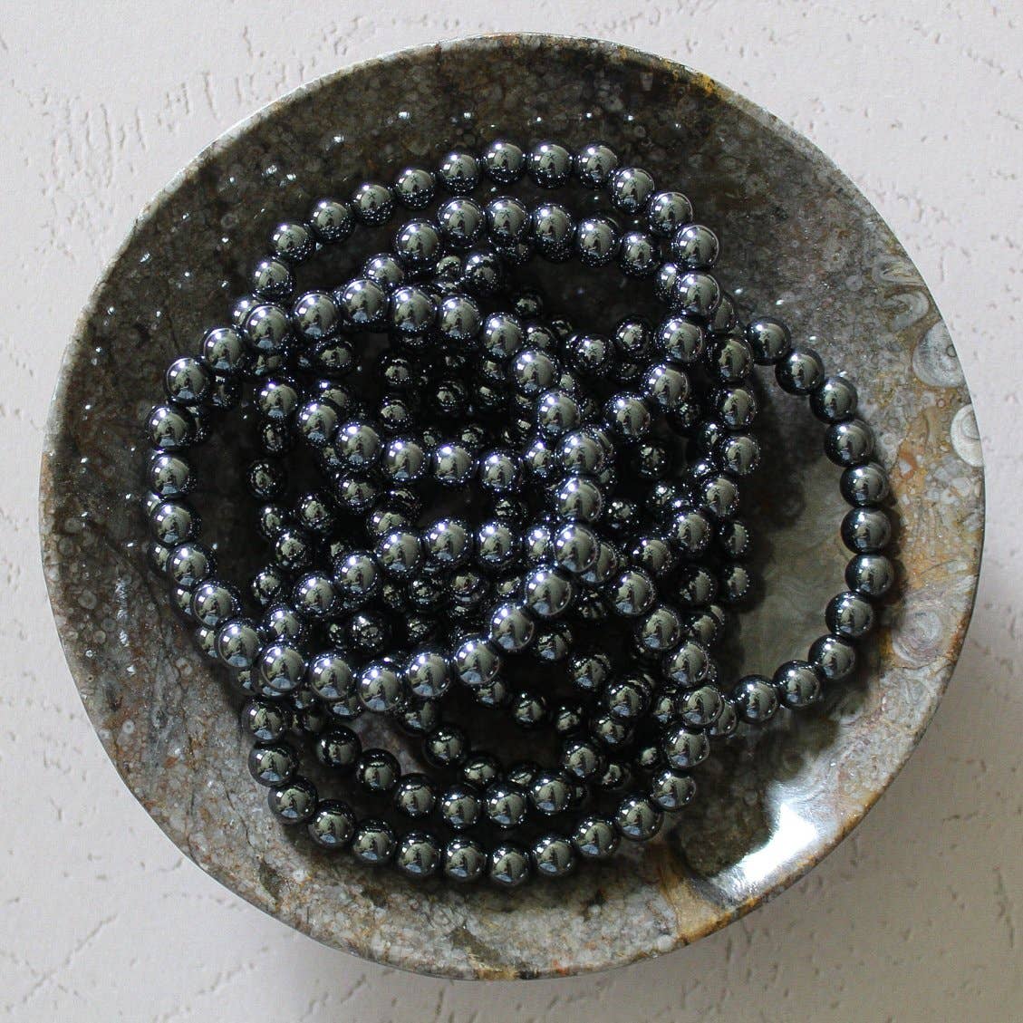 Pebble House - Hematite Bracelet 8mm or 6mm - Crystals & Stones 