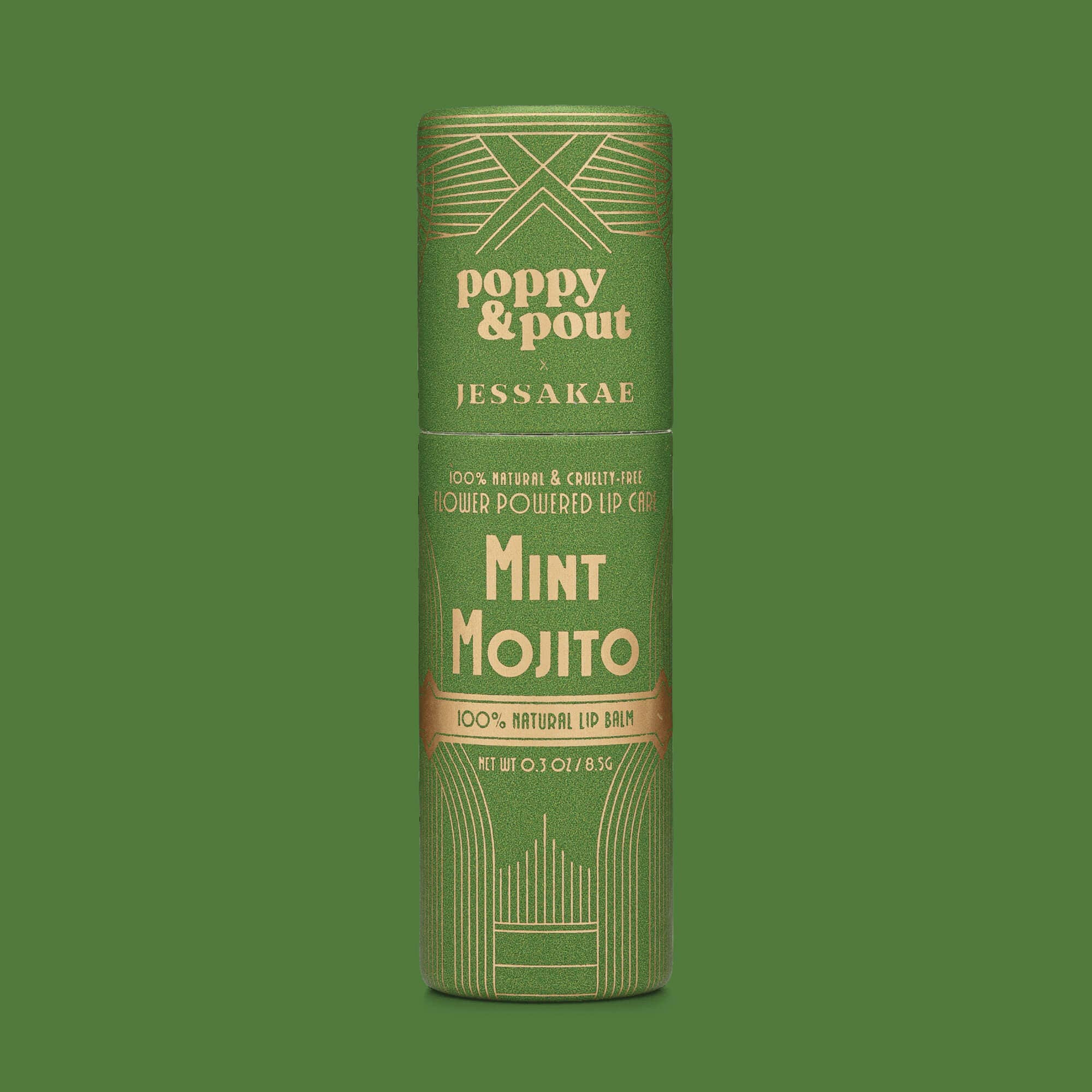 Poppy & Pout - Limited Edition, Lip Balm, Oz Collection, Mint Mojito 
