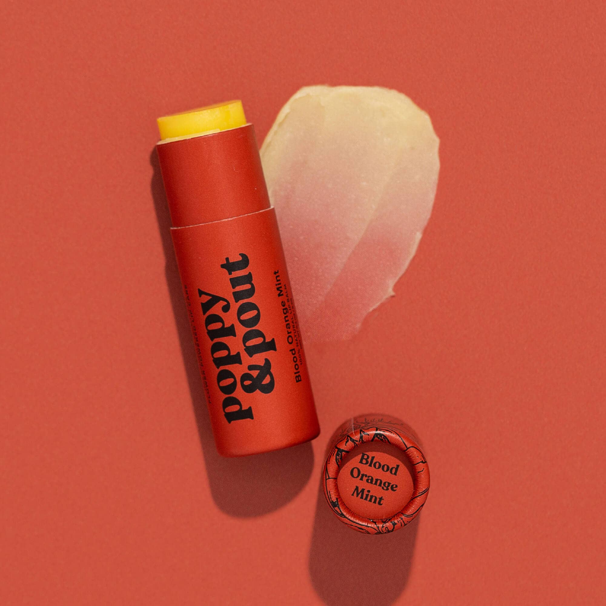 Poppy & Pout - Lip Balm, Blood Orange Mint 