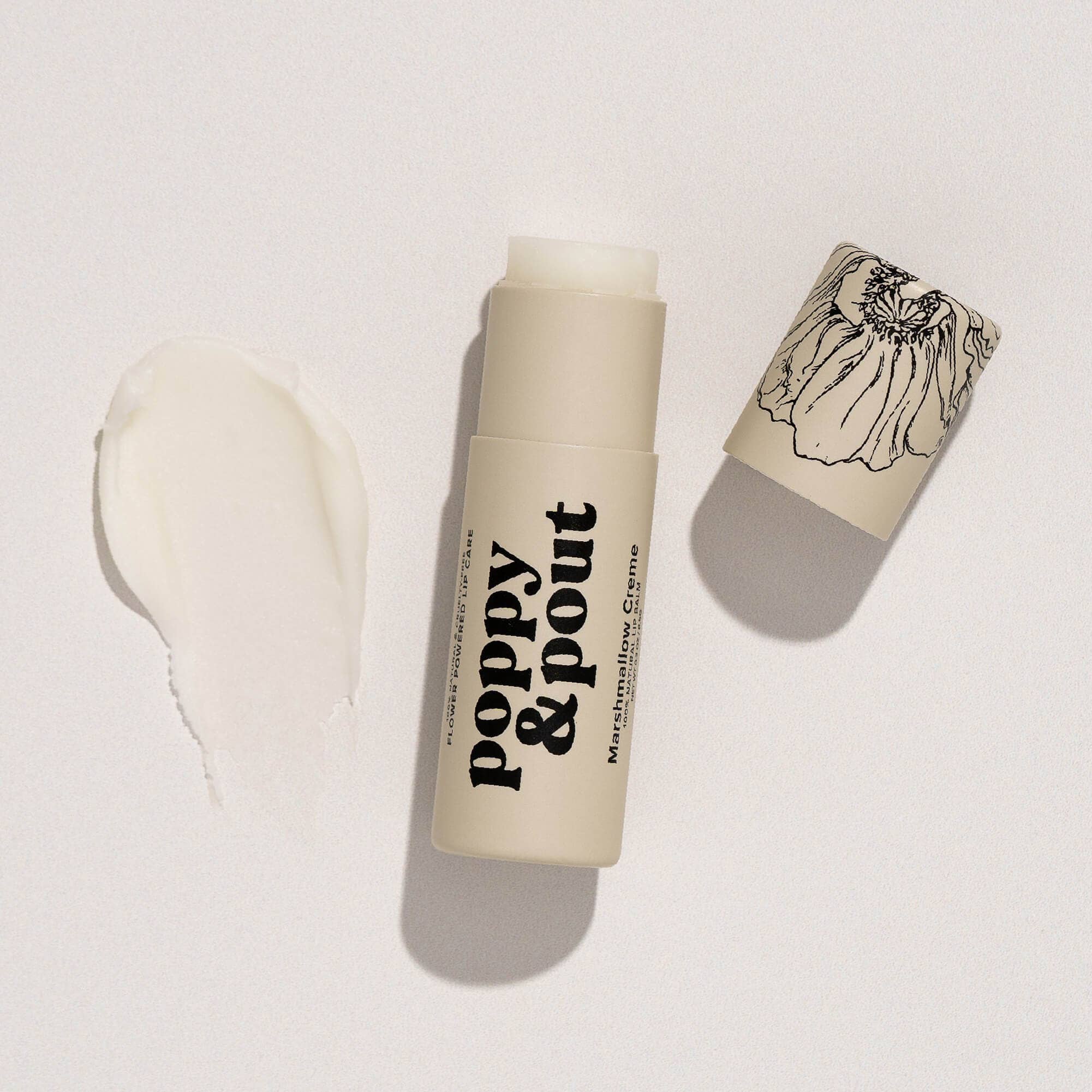 Poppy & Pout - Lip Balm, Marshmallow Creme 