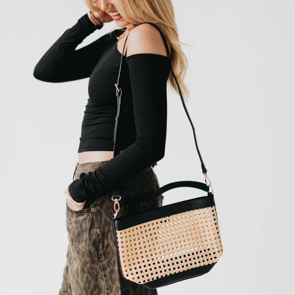 Pretty Simple - Bryce Woven Bucket Bag 