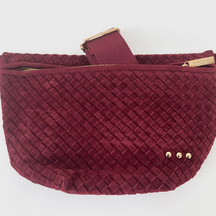 Brown Woven Fanny Pack Pretty Simple Woven Westlyn Bum Bag In Brown Her Hide Out - Foto 5