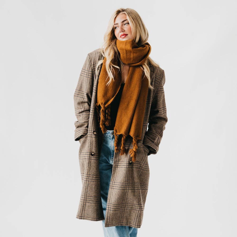 Pretty Simple - Twyla Twisted Tassel Scarf 